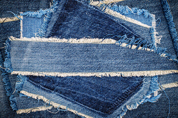denim blue jeans fabric frame