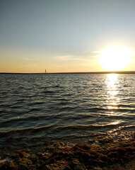 Donuzlav bay at sunset. A source of inspiration and positive energy.