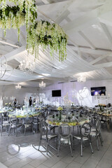 Image of a beautifully decorated wedding venue