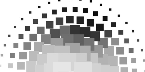 Light Gray vector background in polygonal style. Illustration with a set of gradient rectangles. Template for cellphones.
