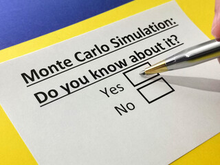 Obraz premium Questionnaire