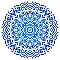 Mandala. Indian antistress medallion. Abstract islamic flower, arabic henna design, yoga symbol.