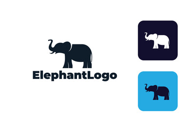 
Elephant logo with modern style can for nature logo, animal logo, Elephant Creative 
- elephant symbol design 