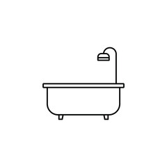 tub icon vector