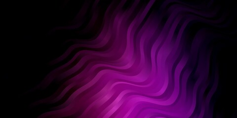 Dark Purple vector layout with circular arc. Illustration in abstract style with gradient curved.  Pattern for websites, landing pages.