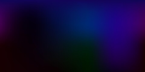 Dark Multicolor vector blur layout.