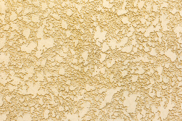 Abstract yellow concrete, weathered with cracks and scratches. Landscape style. Grungy Concrete...