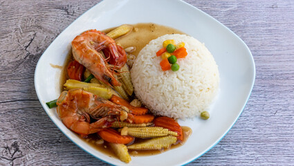Thai Food Mixed Selections 