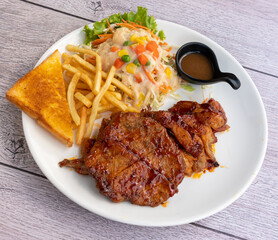 Steaks Various Dishes 