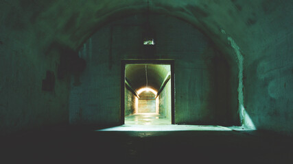 tunnel underground hospital bunker German in Guernsey