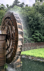 old water mill wheel © ahsg