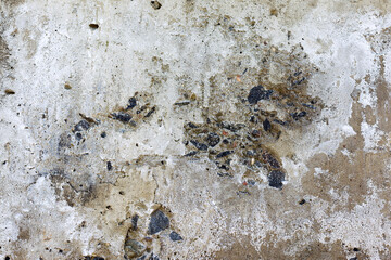 Abstract concrete, weathered with cracks and scratches. Landscape style. Grungy Concrete Surface. Great background or texture.