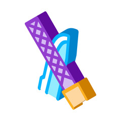 Blade Sharpening Icon Vector. Isometric Blade Sharpening sign. color isolated symbol illustration