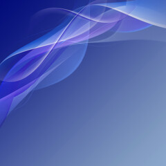 blue abstract composition