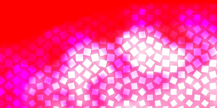 Light Red vector texture in rectangular style. Colorful illustration with gradient rectangles and squares. Pattern for websites, landing pages.