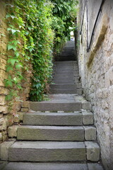 old stone steps