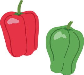 ピーマンのイラスト