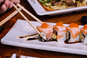 Grab your sushi roll