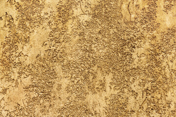 Creative beautiful bright yellow background, cracks and scratches on the concrete. Grungy concrete surface. Great background or texture for your project.