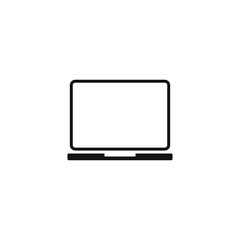 laptop icon vector