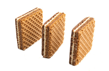 square waffles isolated