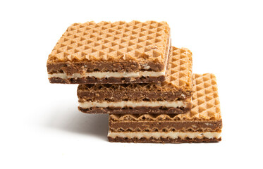 square waffles isolated
