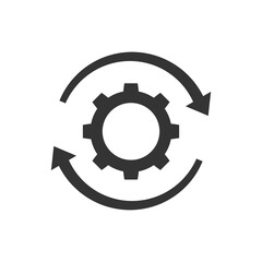 Gear rotation icon