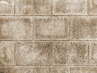 background wall tiles on the front wall of the building