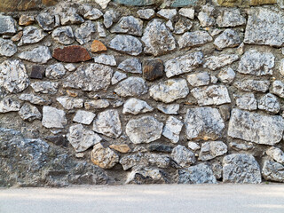 Abstract concrete, weathered with cracks and scratches. Landscape style. Grungy Concrete Surface. Great background or texture.