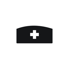 Obraz premium nurse hat icon vector