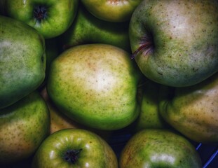 fresh green apples