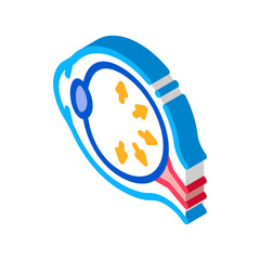 Eyeball Disorder Icon Vector. Isometric Eyeball Disorder Sign. Color Isolated Symbol Illustration
