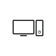 computer icon vector