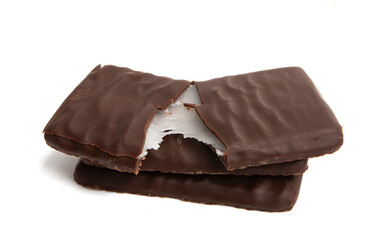 mint chocolate isolated