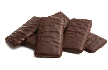 mint chocolate isolated