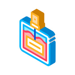 Cologne Icon Vector. Isometric Cologne Sign. Color Isolated Symbol Illustration