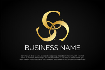 triple C Monogram Logo Template