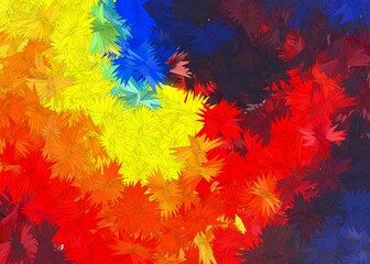 Abstract Colorful Geometrical Artwork,Abstract Graphical Art Background Texture,Modern Conceptual Art,Synthwave Aesthetic Poster Print,3D Rendering