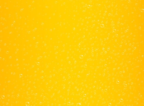 Lager beer with bubbles vector background. Cold carbonated drink, sparkling lemonade illustration concept.