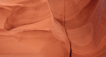 Antelope canyon Arizona texture. Canyon natural rock formation. Red rocks - 354908150