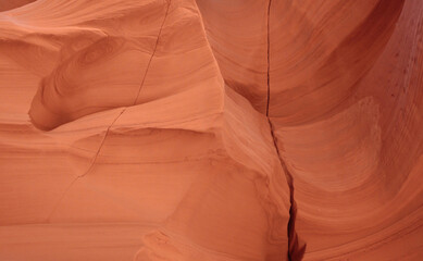 Antelope canyon Arizona texture. Canyon natural rock formation. Red rocks - 354908180