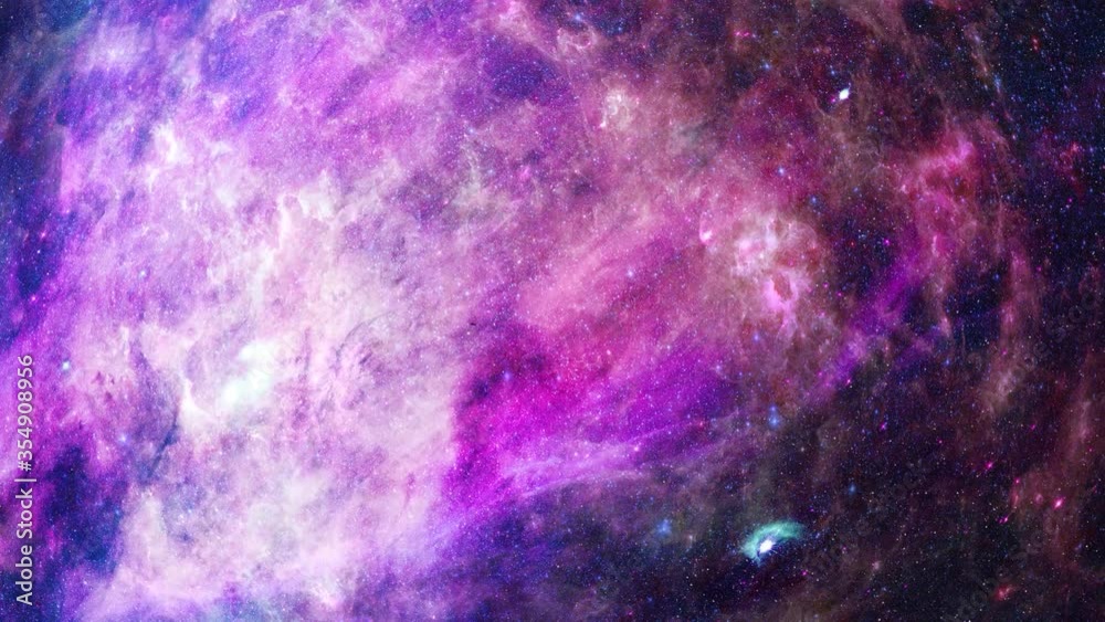 Canvas Prints across the universe in moving