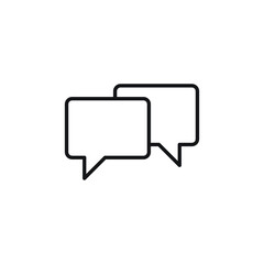 Fototapeta premium dialog icon vector