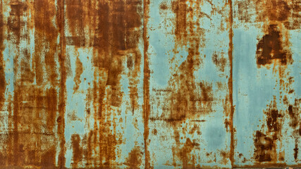 old grey wall with elements of rust and wear