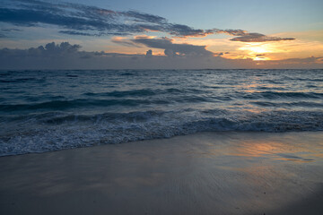 sunrise over the atlantic ocean