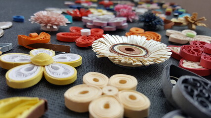 quilling paper flower garden