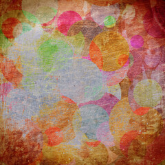   grunge circles on the wall