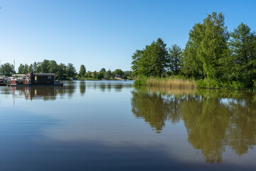 Amazing panoramic view of the lake 