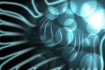 winding line on a blue background