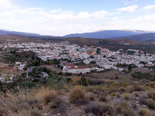 Fototapeta na wymiar Ugijar village of Spain in the mountains